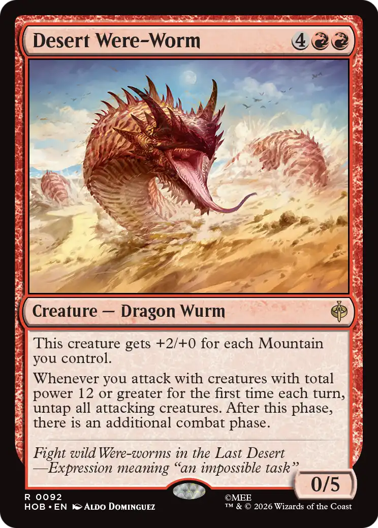Desert Were-Worm [The Hobbit] | Good Games Morley
