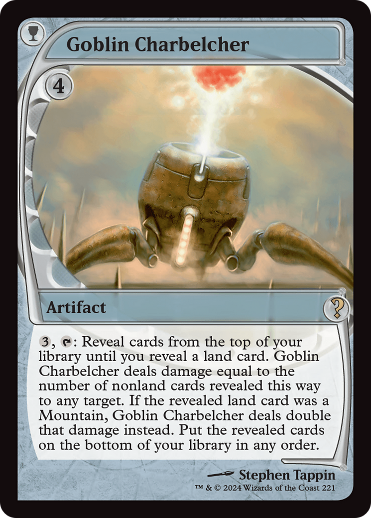 Goblin Charbelcher (Future Sight) [Mystery Booster 2] | Good Games Morley