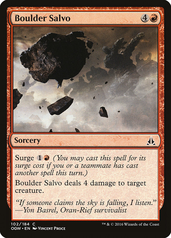 Boulder Salvo 102/184 (Oath of the Gatewatch)  | Good Games Morley