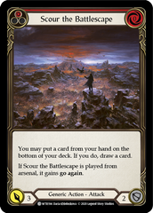 Scour the Battlescape (Red) [U-WTR194] (Welcome to Rathe Unlimited)  Unlimited Rainbow Foil | Good Games Morley