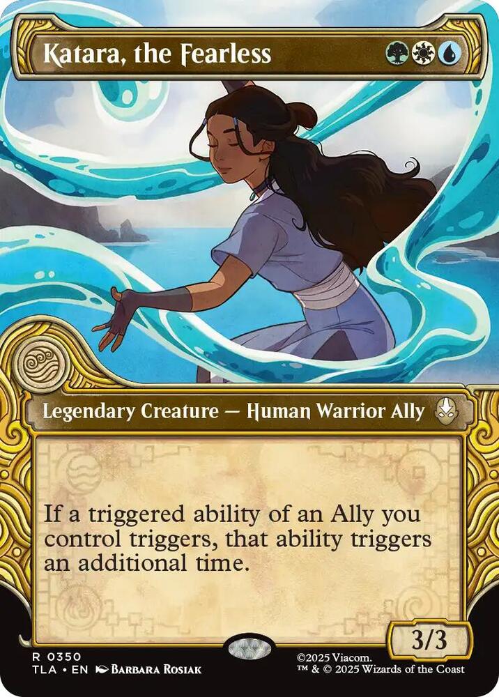 Katara, the Fearless 350 (Avatar: The Last Airbender)  - Showcase Foil | Good Games Morley
