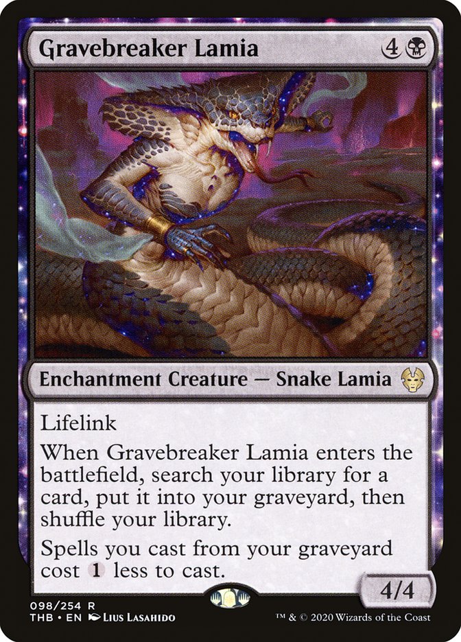 Gravebreaker Lamia 98/254 (Theros Beyond Death)  - Foil | Good Games Morley