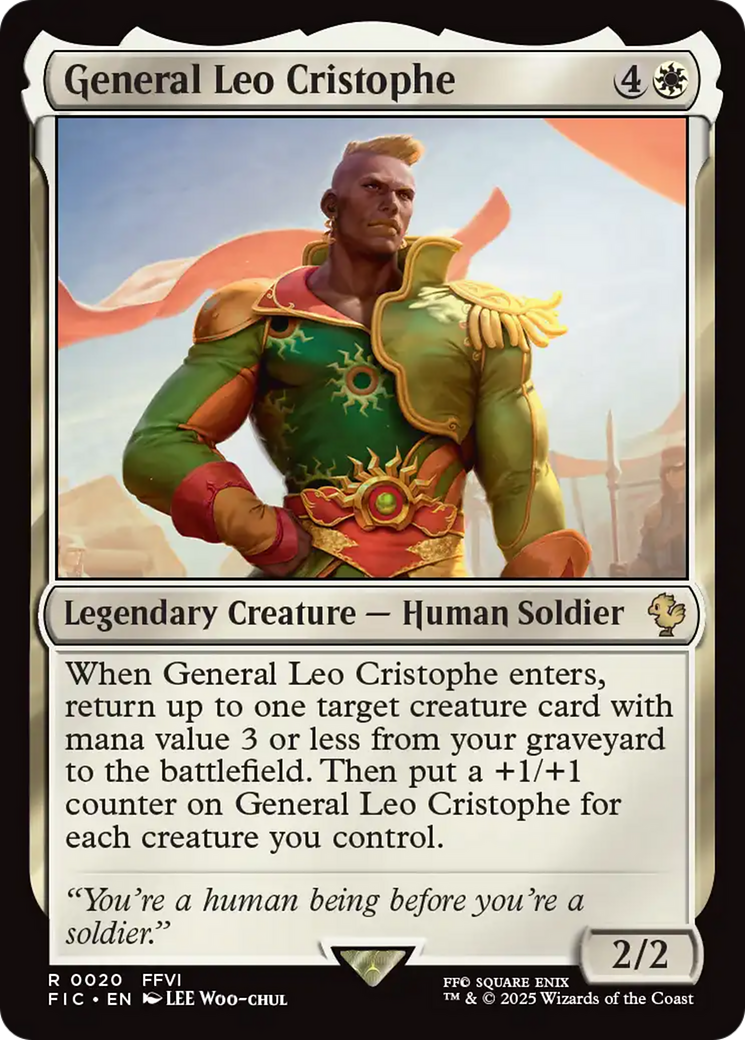 General Leo Cristophe [FINAL FANTASY Commander] | Good Games Morley