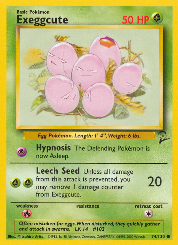 Exeggcute (74/130) [Base Set 2] | Good Games Morley