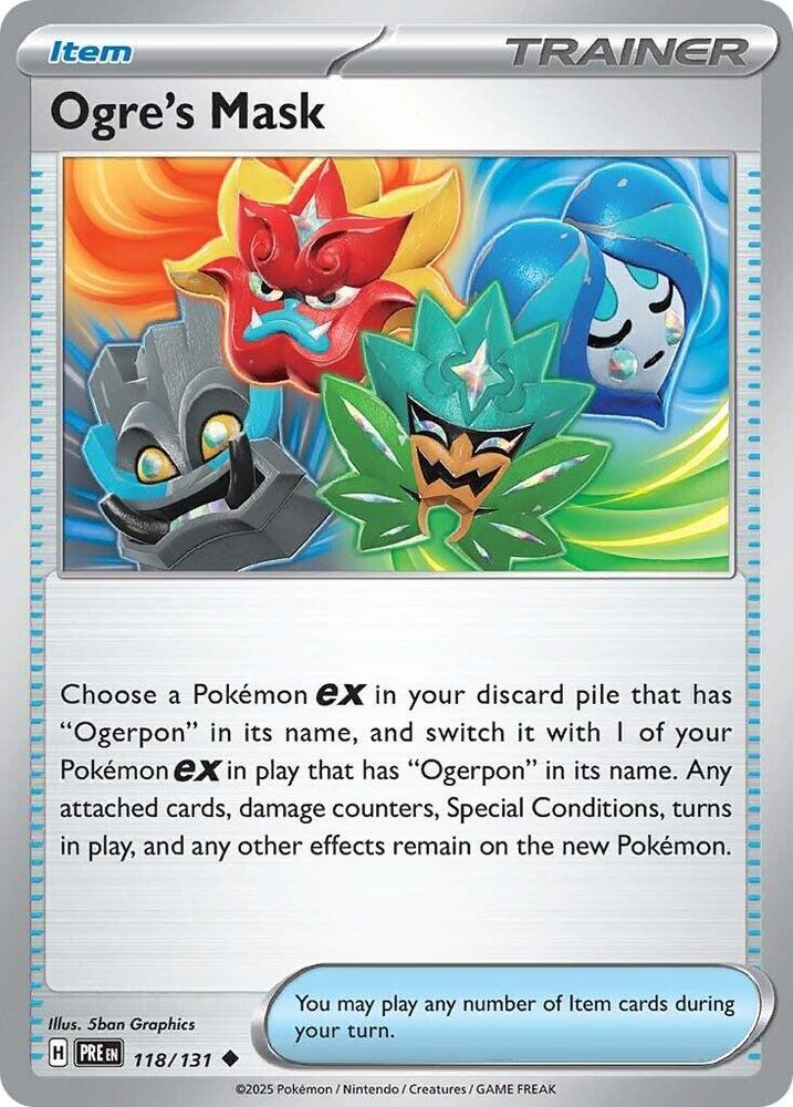 Ogre's Mask (118/131) [Scarlet & Violet: Prismatic Evolutions] | Good Games Morley
