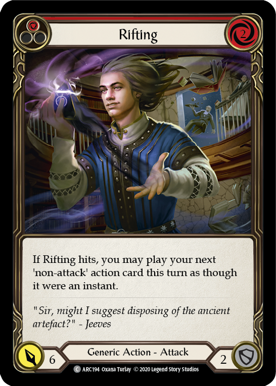 Rifting (Red) [U-ARC194] (Arcane Rising Unlimited)  Unlimited Rainbow Foil | Good Games Morley