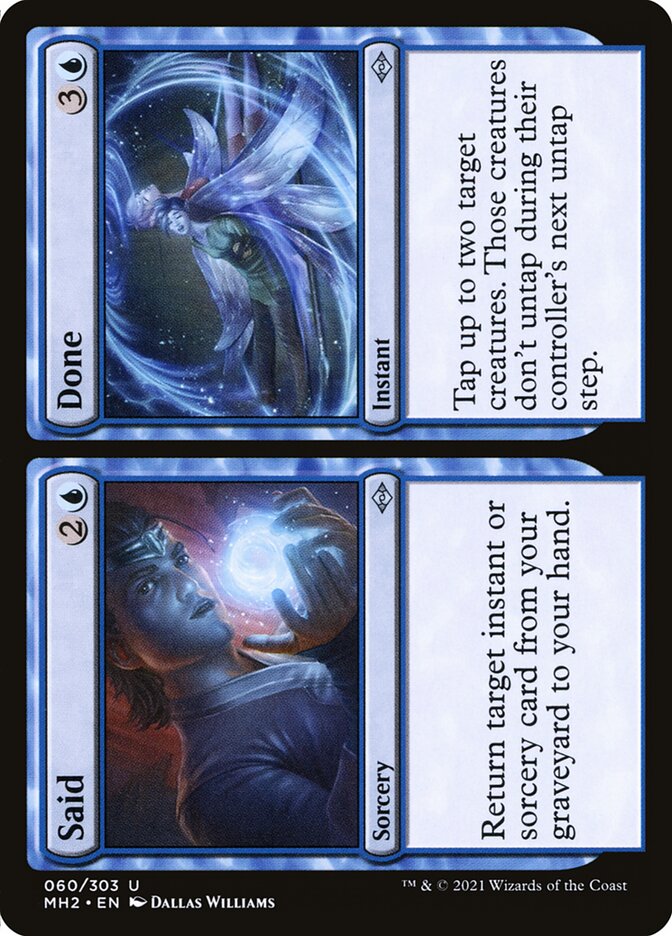 Said // Done 60/303 (Modern Horizons 2)  | Good Games Morley