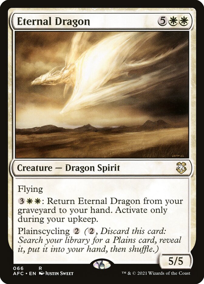 Eternal Dragon 66/62 (Commander: Adventures in the Forgotten Realms)  | Good Games Morley