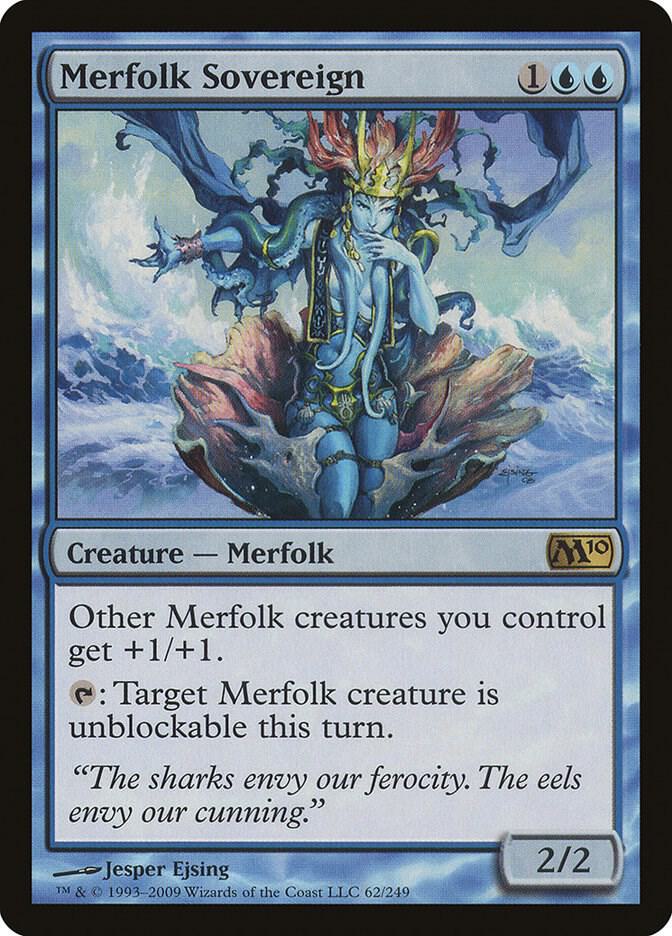 Merfolk Sovereign 62/249 (Magic 2010 (M10))  - Foil | Good Games Morley