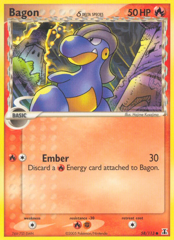 Bagon (58/113) (Delta Species) [EX: Delta Species] | Good Games Morley