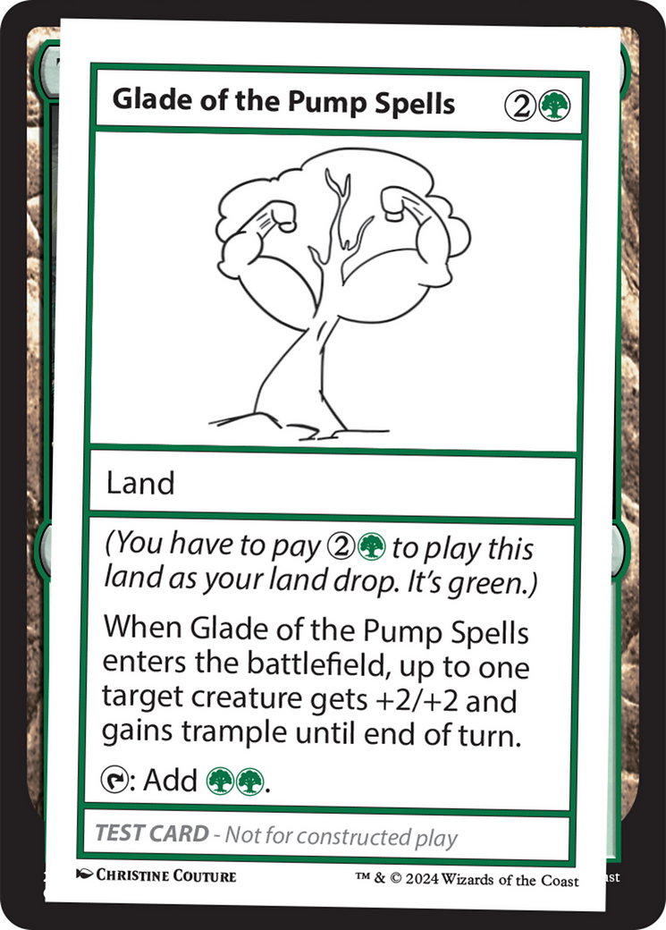 Glade of the Pump Spells [Mystery Booster 2 Playtest Cards] | Good Games Morley