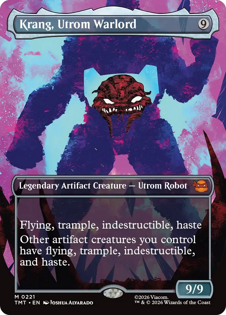 Krang, Utrom Warlord (Borderless) [Teenage Mutant Ninja Turtles] | Good Games Morley