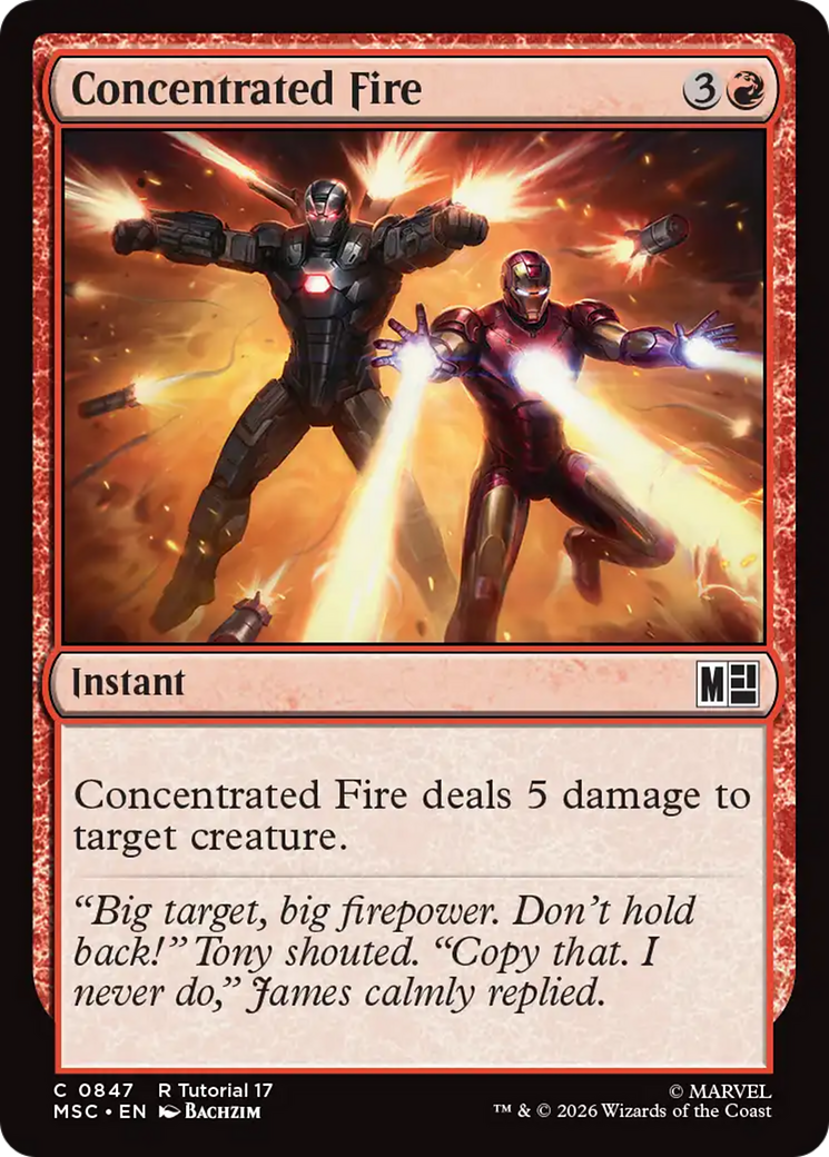 Concentrated Fire [Marvel Super Heroes Commander] | Good Games Morley