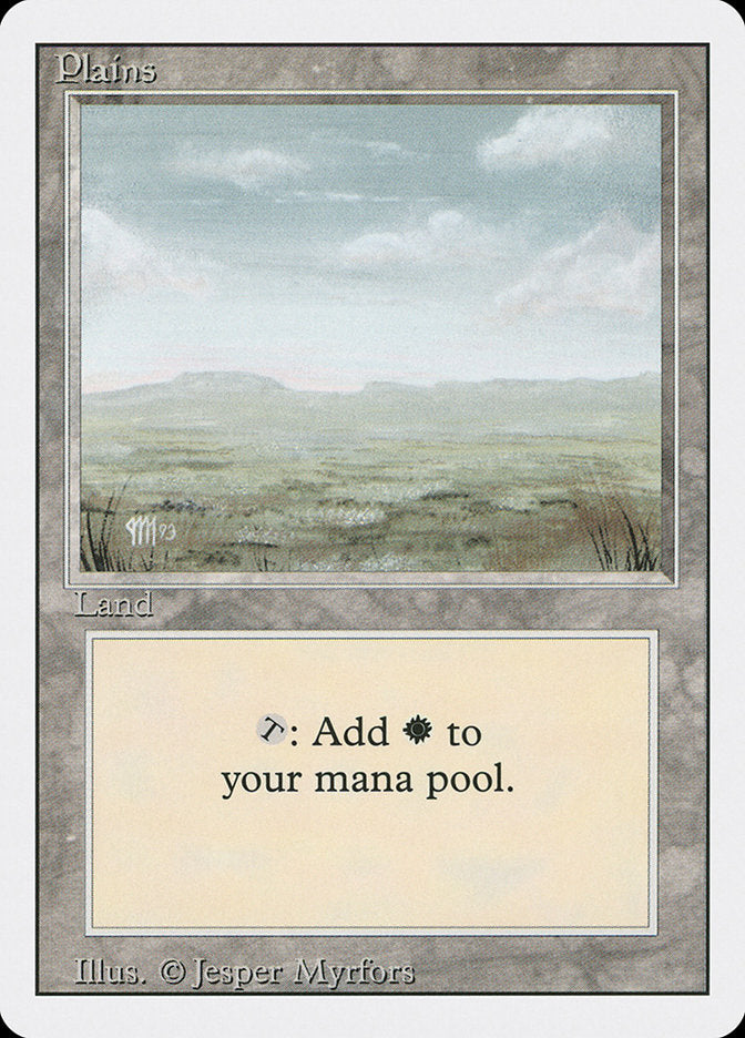 Plains (Signature on Left) [Revised Edition] | Good Games Morley