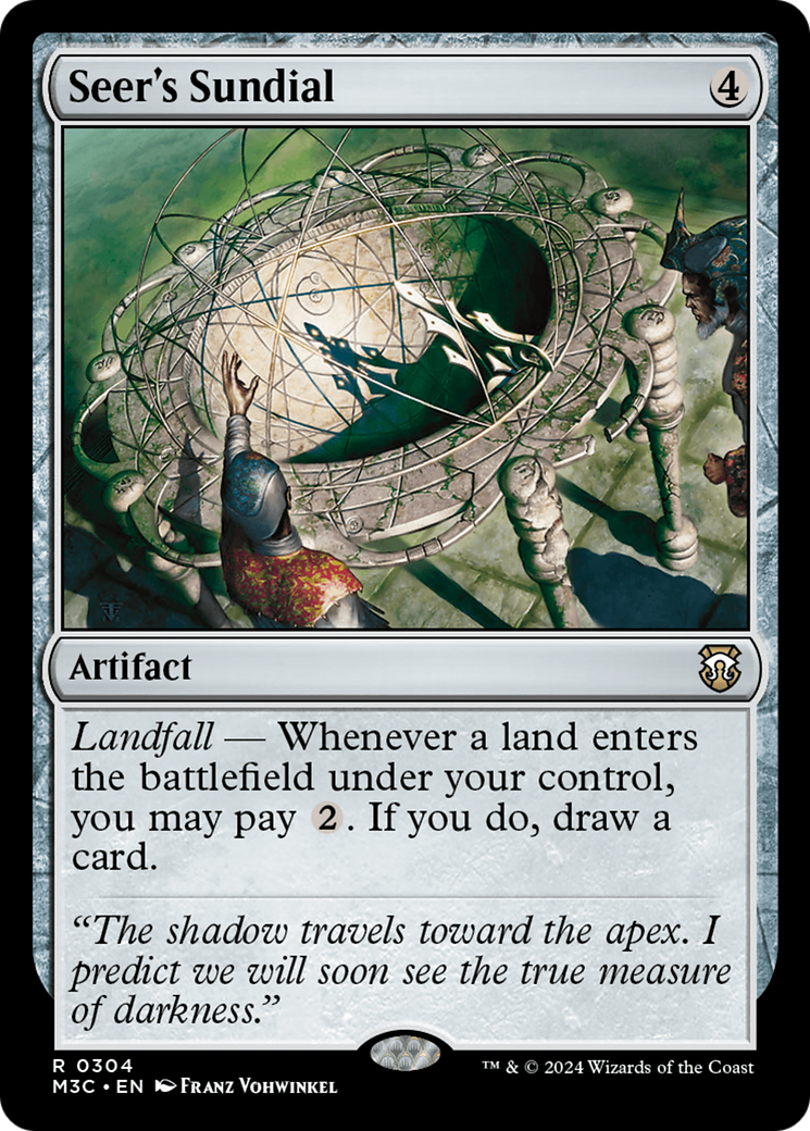Seer's Sundial (Ripple Foil) [Modern Horizons 3 Commander] | Good Games Morley