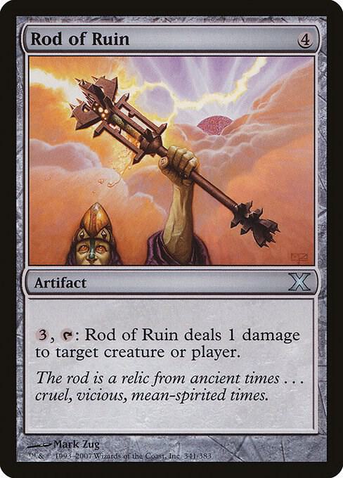 Rod of Ruin 341/383 (10th Edition)  - Foil | Good Games Morley