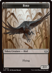 Elemental // Bird Double-Sided Token [Duskmourn: House of Horror Commander Tokens] | Good Games Morley