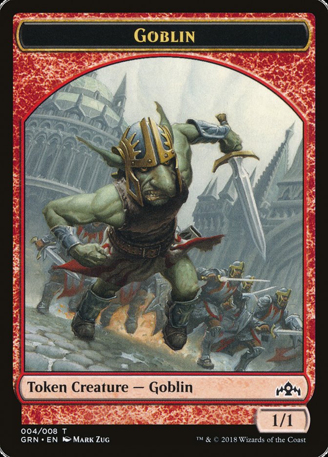 Soldier // Goblin Double-Sided Token [Guilds of Ravnica Guild Kit Tokens] | Good Games Morley