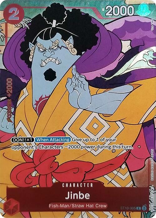 Jinbe (1st Anniversary) ST10-005 (One Piece Promotion Cards)  - Alternate Art Foil | Good Games Morley