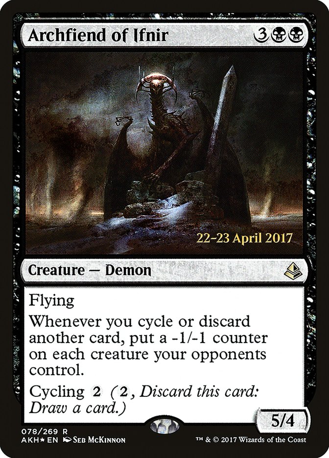 Archfiend of Ifnir [Amonkhet Prerelease Promos] | Good Games Morley