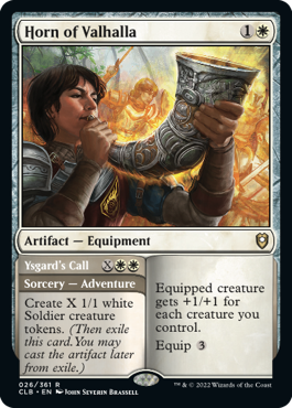 Horn of Valhalla // Ysgard's Call [Commander Legends: Battle for Baldur's Gate] | Good Games Morley