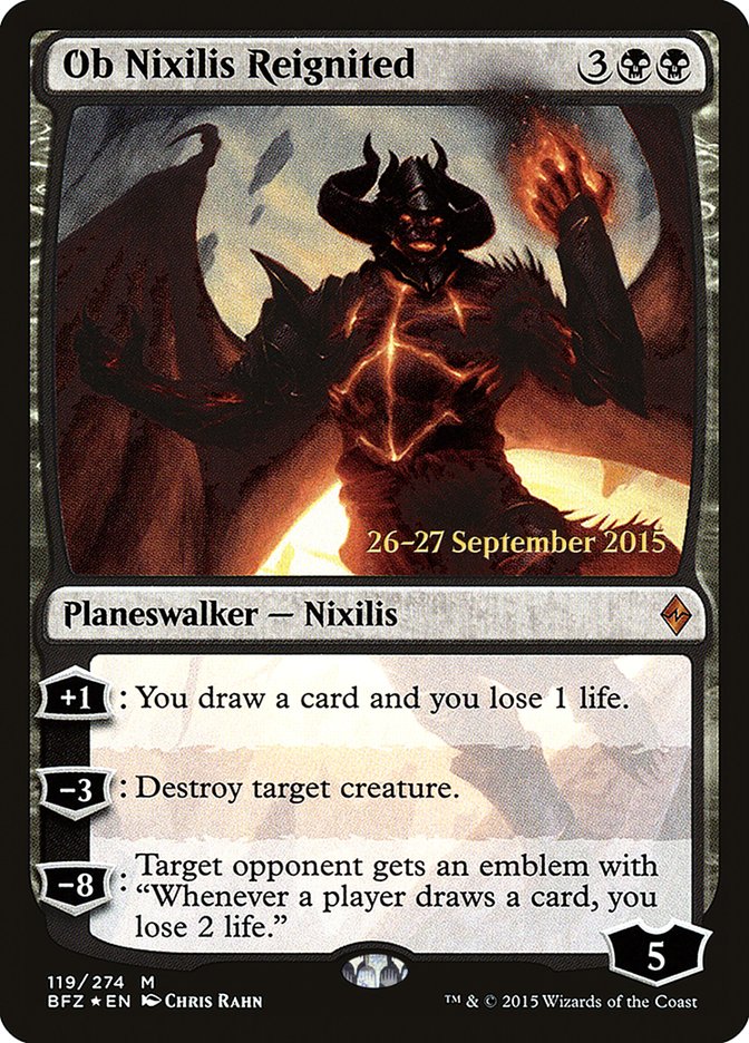 Ob Nixilis Reignited [Battle for Zendikar Prerelease Promos] | Good Games Morley