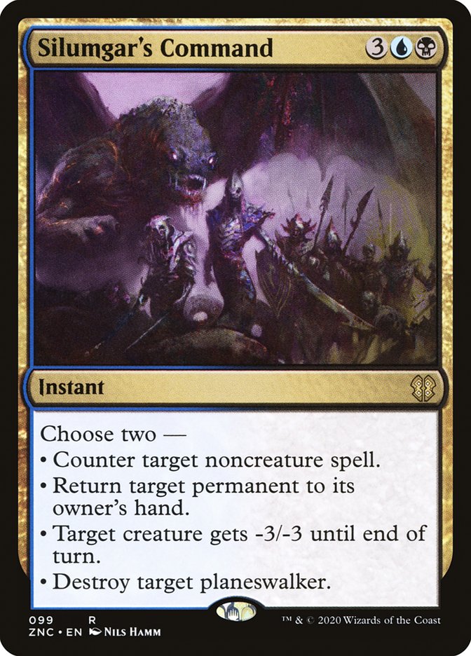 Silumgar's Command 99 (Commander: Zendikar Rising)  | Good Games Morley
