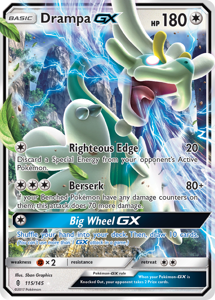 Drampa GX (115/145) [Sun & Moon: Guardians Rising] | Good Games Morley