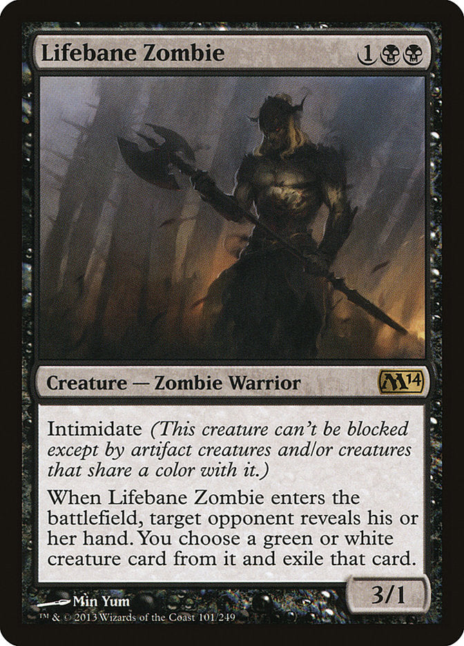 Lifebane Zombie 101 (Magic 2014 (M14))  | Good Games Morley