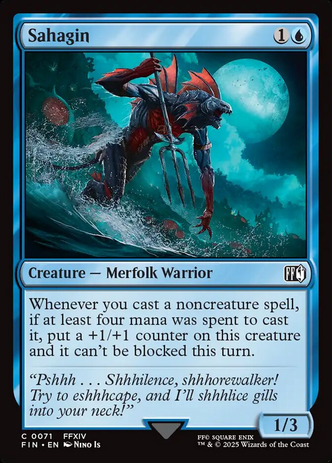 Sahagin 71/309 (FINAL FANTASY)  - Foil | Good Games Morley