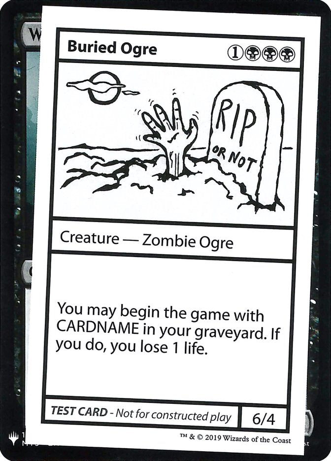 Buried Ogre [Mystery Booster Playtest Cards] | Good Games Morley