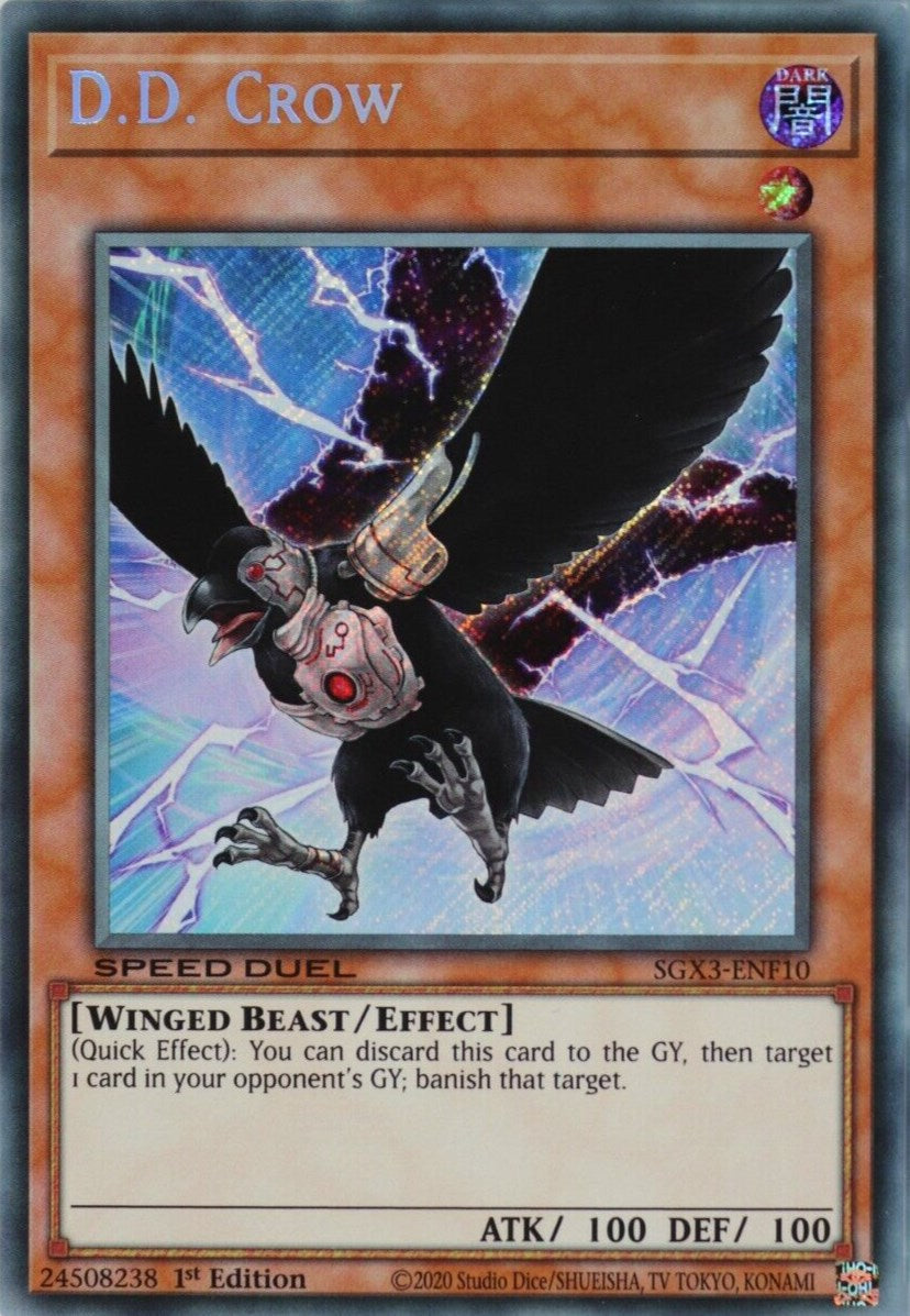 D.D. Crow [SGX3-ENF10] Secret Rare | Good Games Morley