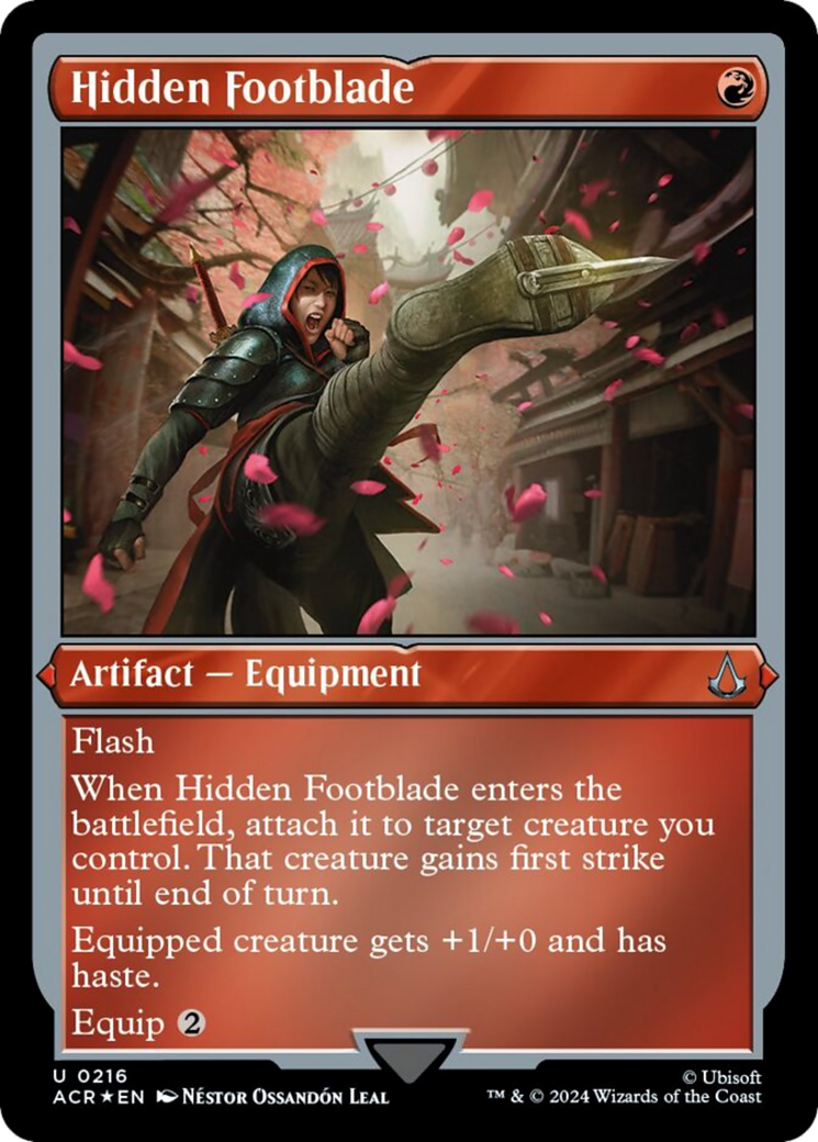 Hidden Footblade (Foil Etched) [Assassin's Creed] | Good Games Morley