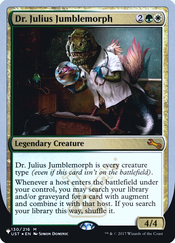 Dr. Julius Jumblemorph (Unfinity Foil Edition) [The List] | Good Games Morley
