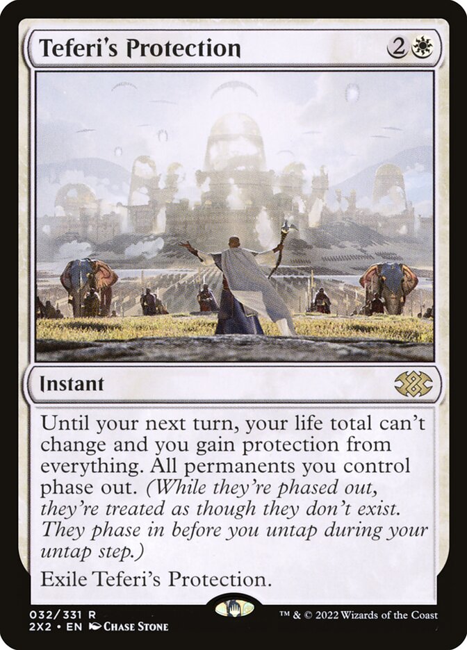 Teferis Protection 32 (Double Masters 2022)  - Foil | Good Games Morley