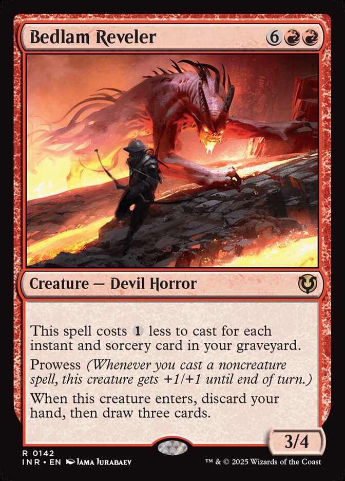 Bedlam Reveler 142/287 (Innistrad Remastered)  - Foil | Good Games Morley