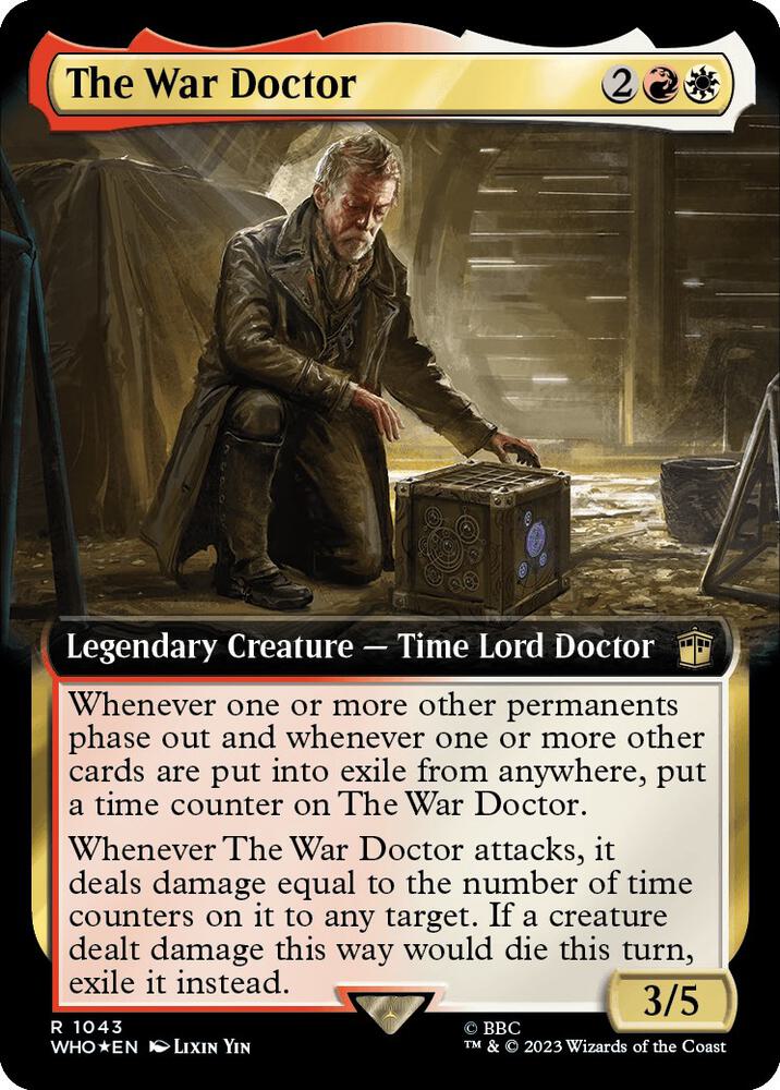 The War Doctor 1043/331 (Universes Beyond: Doctor Who)  - Extended Art Surge Foil | Good Games Morley