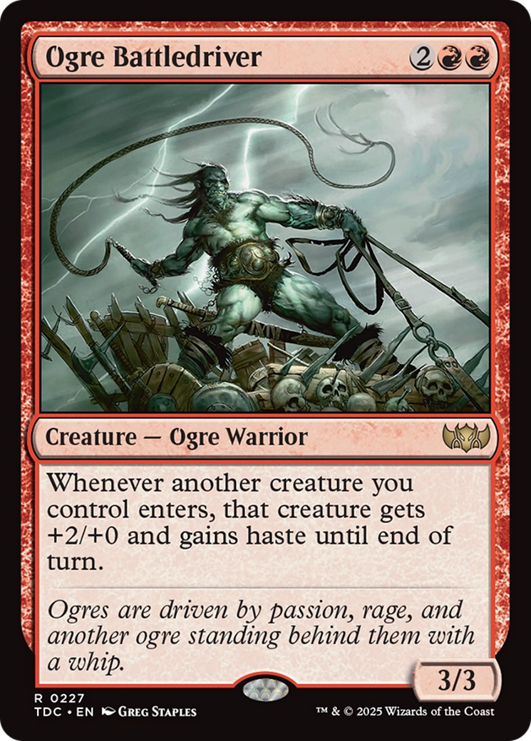 Ogre Battledriver [Tarkir: Dragonstorm Commander] | Good Games Morley