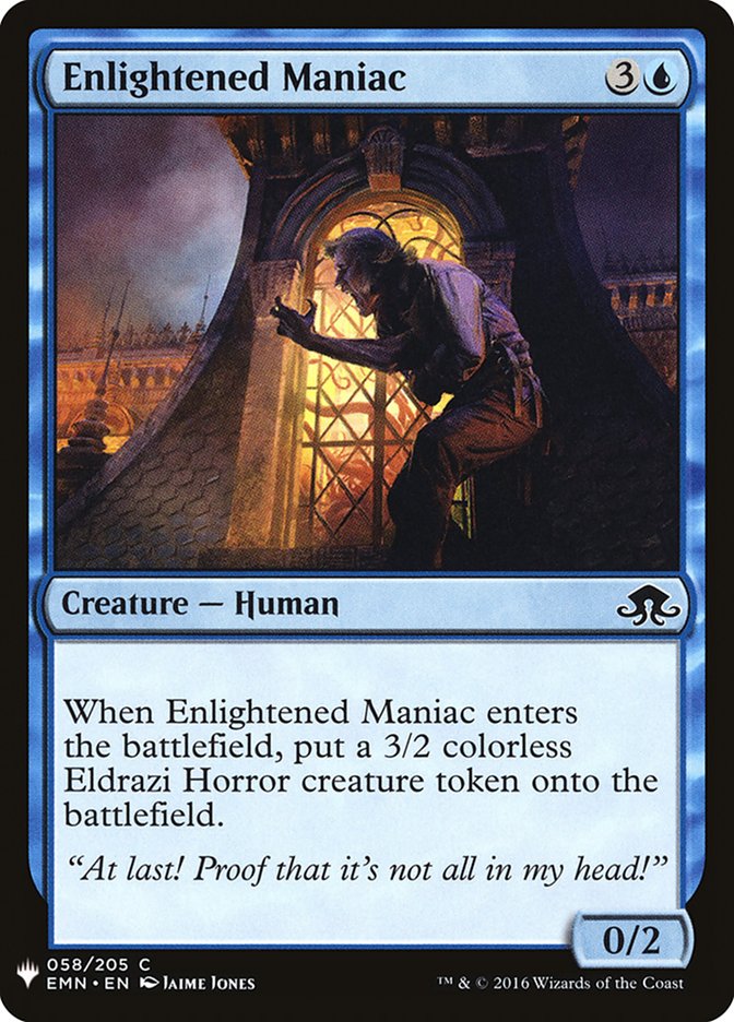 Enlightened Maniac [Mystery Booster] | Good Games Morley