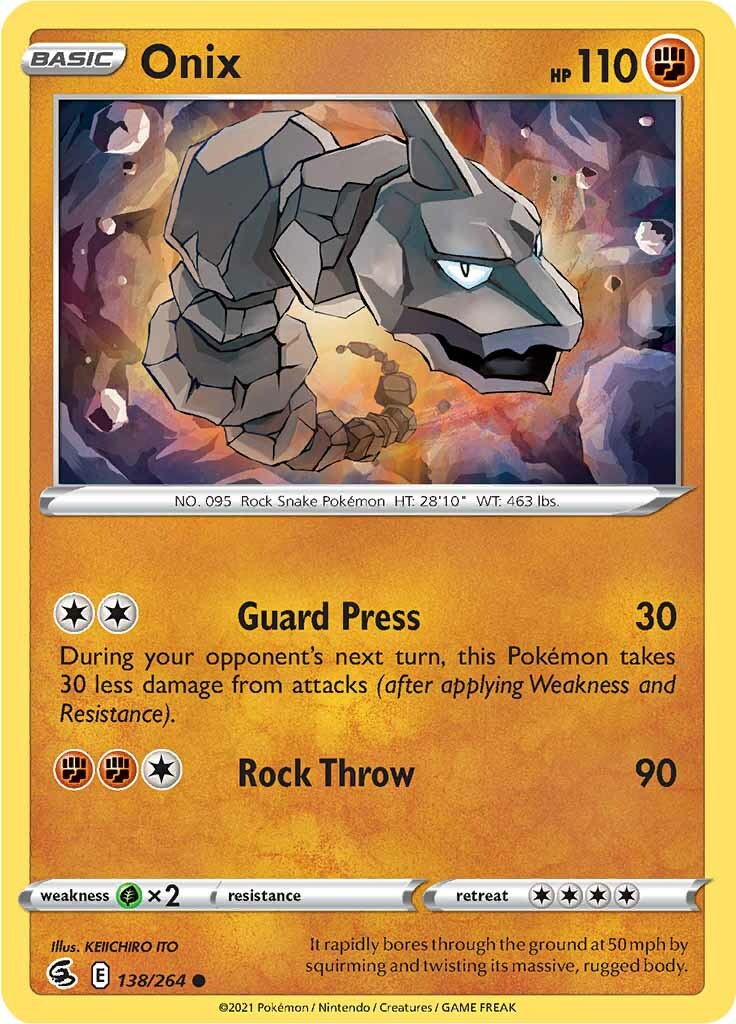 Onix (138/264) [Sword & Shield: Fusion Strike] | Good Games Morley