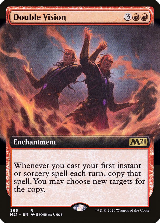 Double Vision (Extended Art) [Core Set 2021] | Good Games Morley