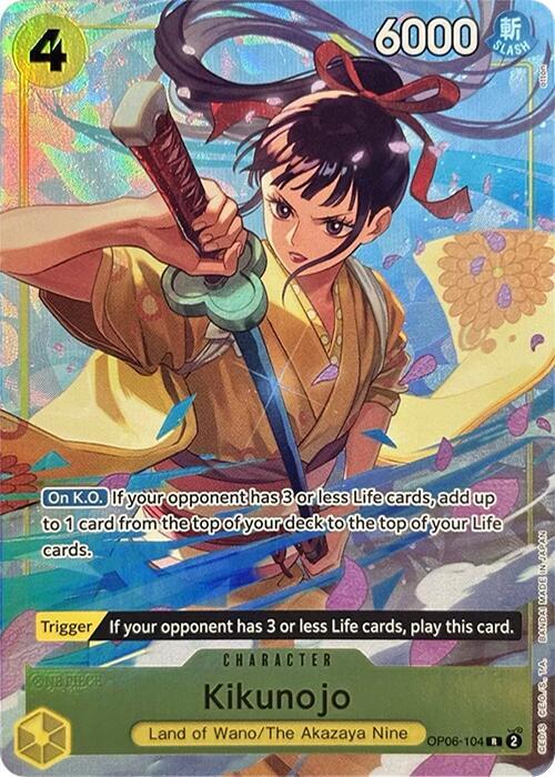 Kikunojo (PCC Vol.2) OP06-104 (One Piece Promotion Cards)  - Alternate Art Foil | Good Games Morley