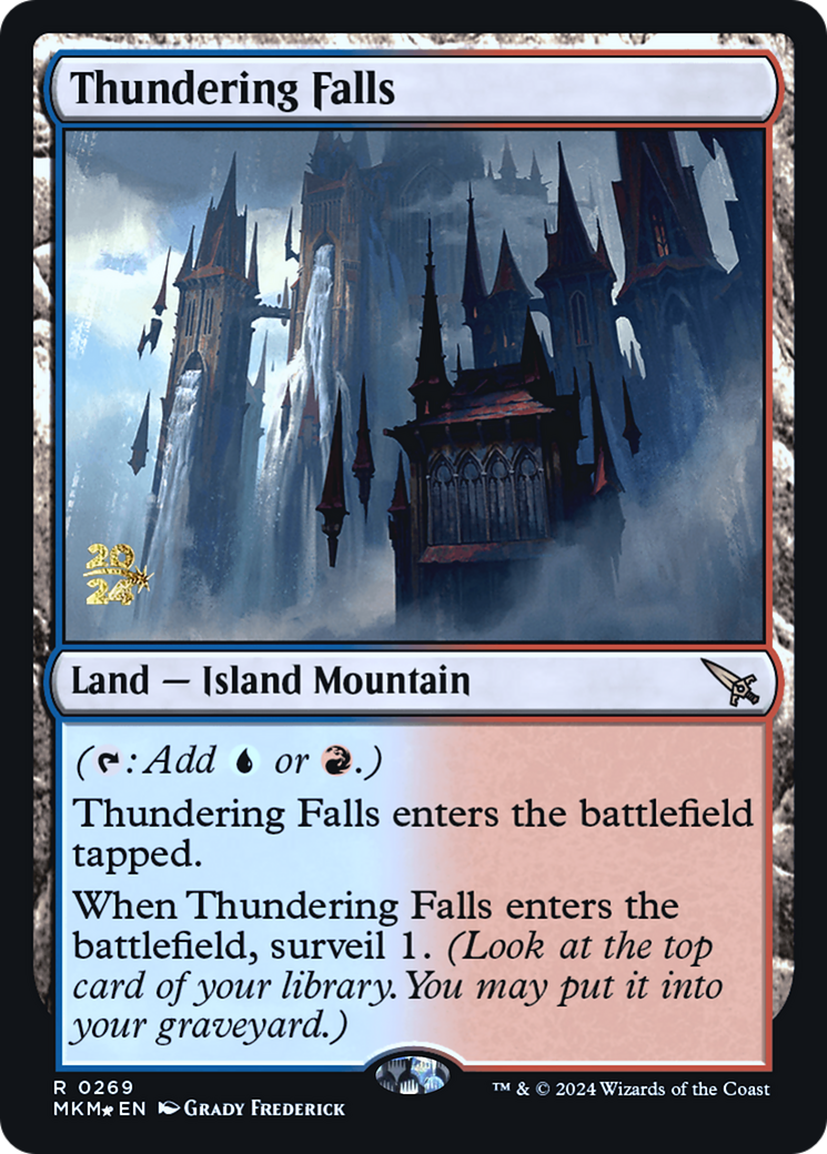 Thundering Falls [Murders at Karlov Manor Prerelease Promos] | Good Games Morley