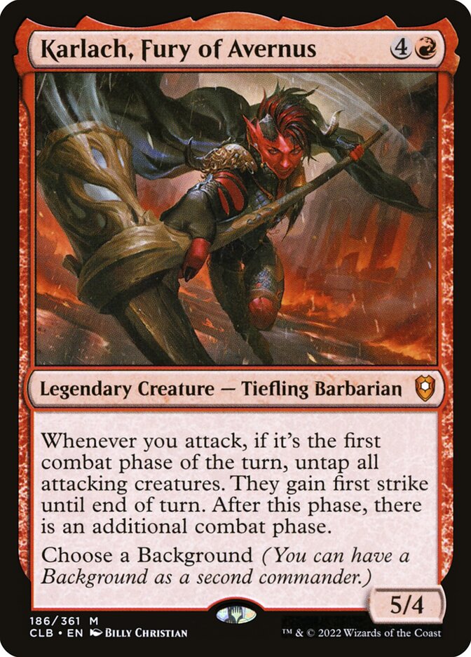 Karlach Fury of Avernus 186 (Commander Legends: Battle for Baldur's Gate)  | Good Games Morley