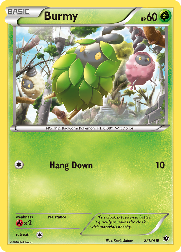 Burmy (2/124) [XY: Fates Collide] | Good Games Morley