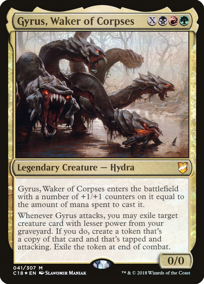 Gyrus, Waker of Corpses 41/307 (Commander 2018)  - Foil | Good Games Morley