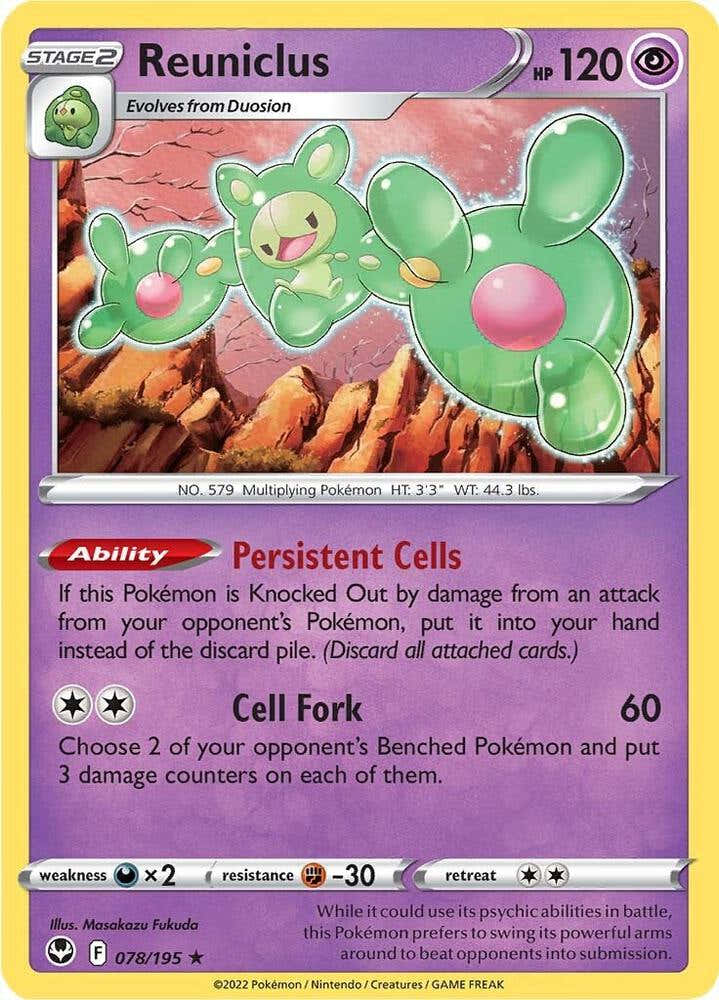 Reuniclus 078/195 (SWSH12: Silver Tempest)  - Holofoil | Good Games Morley