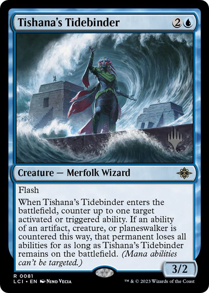 Tishanas Tidebinder 81p/138 (Promo Pack: The Lost Caverns of Ixalan)  - Foil | Good Games Morley