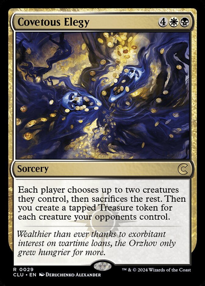 Covetous Elegy 29/284 (Ravnica: Clue Edition)  | Good Games Morley