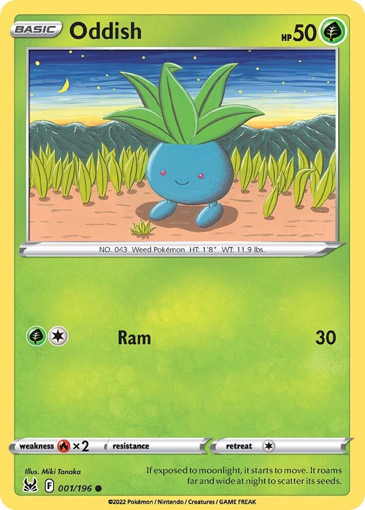 Oddish (001/196) [Sword & Shield: Lost Origin] | Good Games Morley